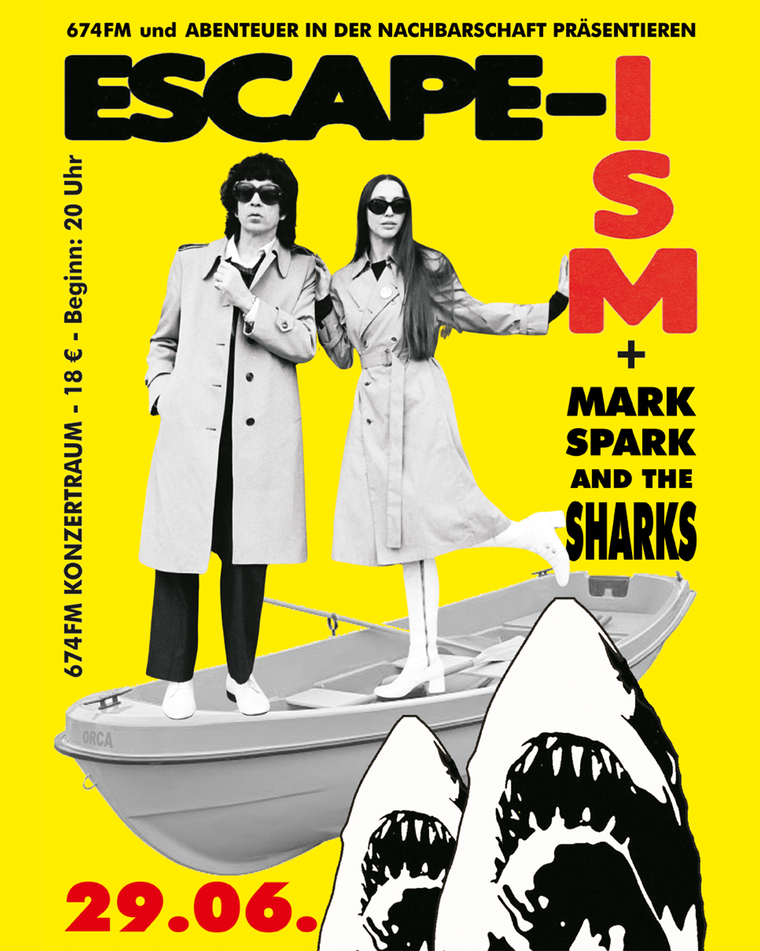ESCAPE-ISM + MARK SPARK AND THE SHARKS